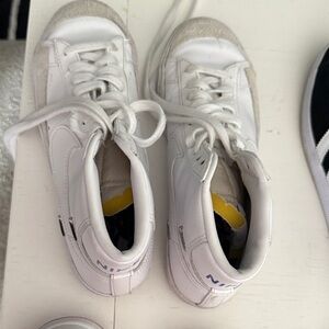 Nike Kids White and Yellow Sneakers